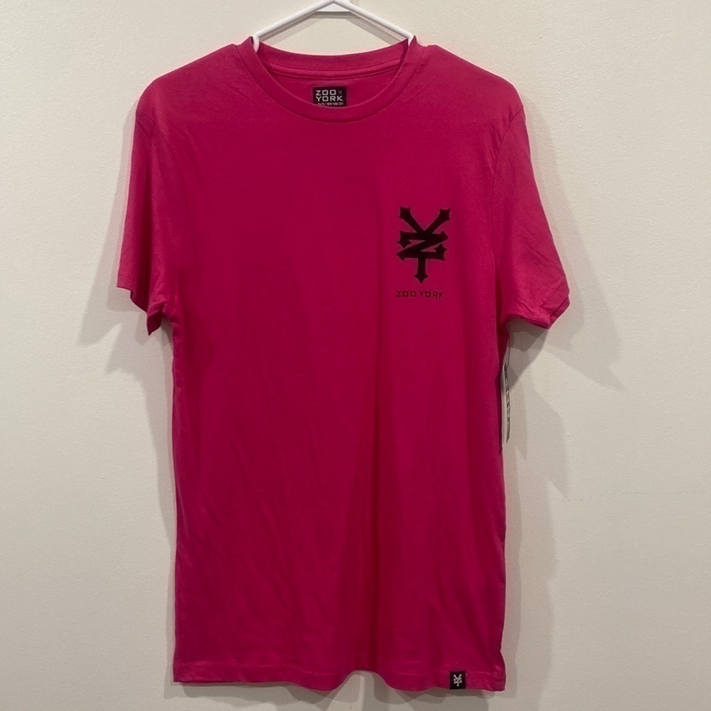 NWT Zoo York Pink Tee 100% Cotton